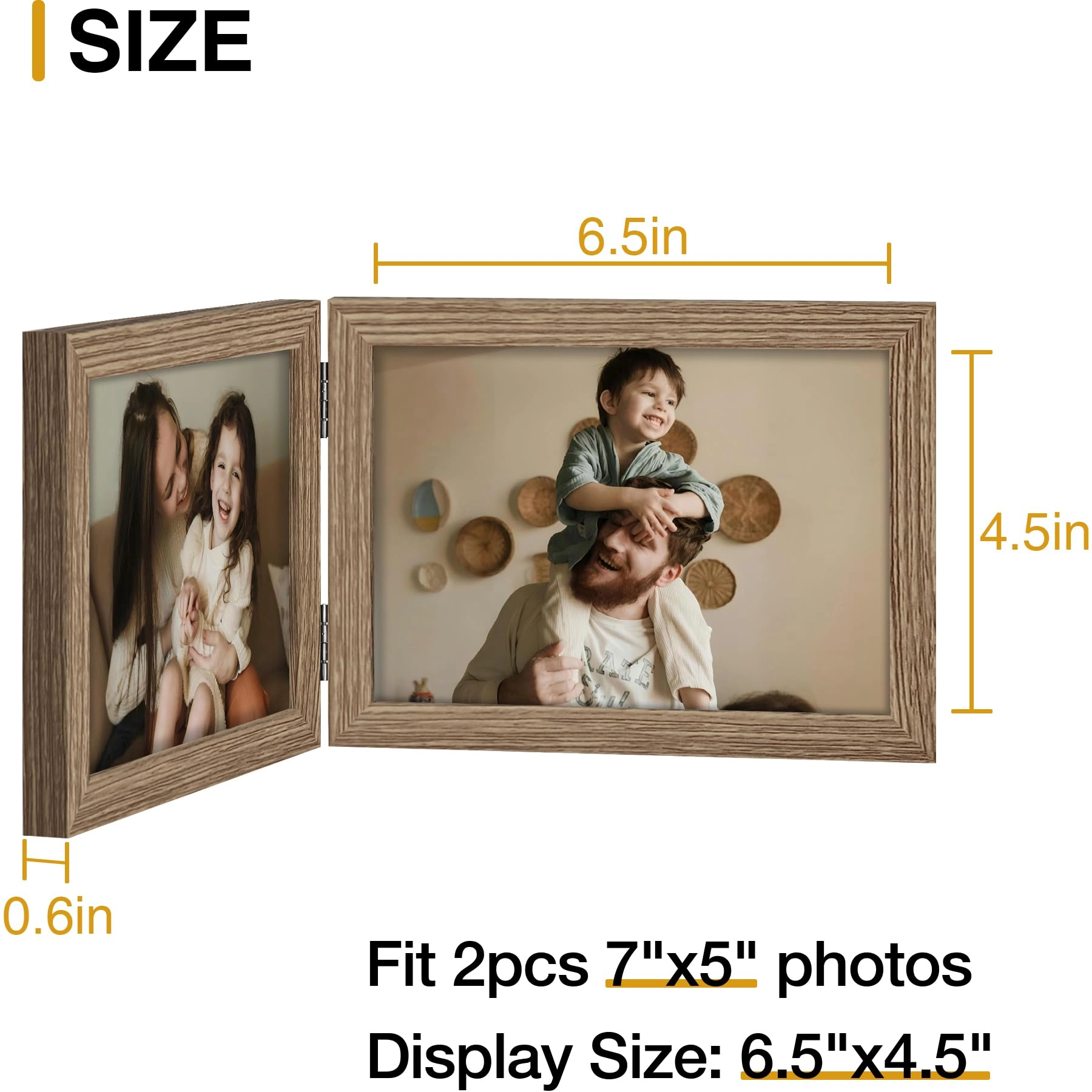 Double Picture Frame - 5x7 2