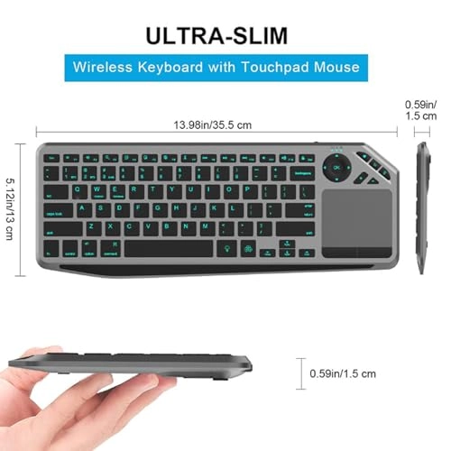 Touch TV Keyboard - Wireless