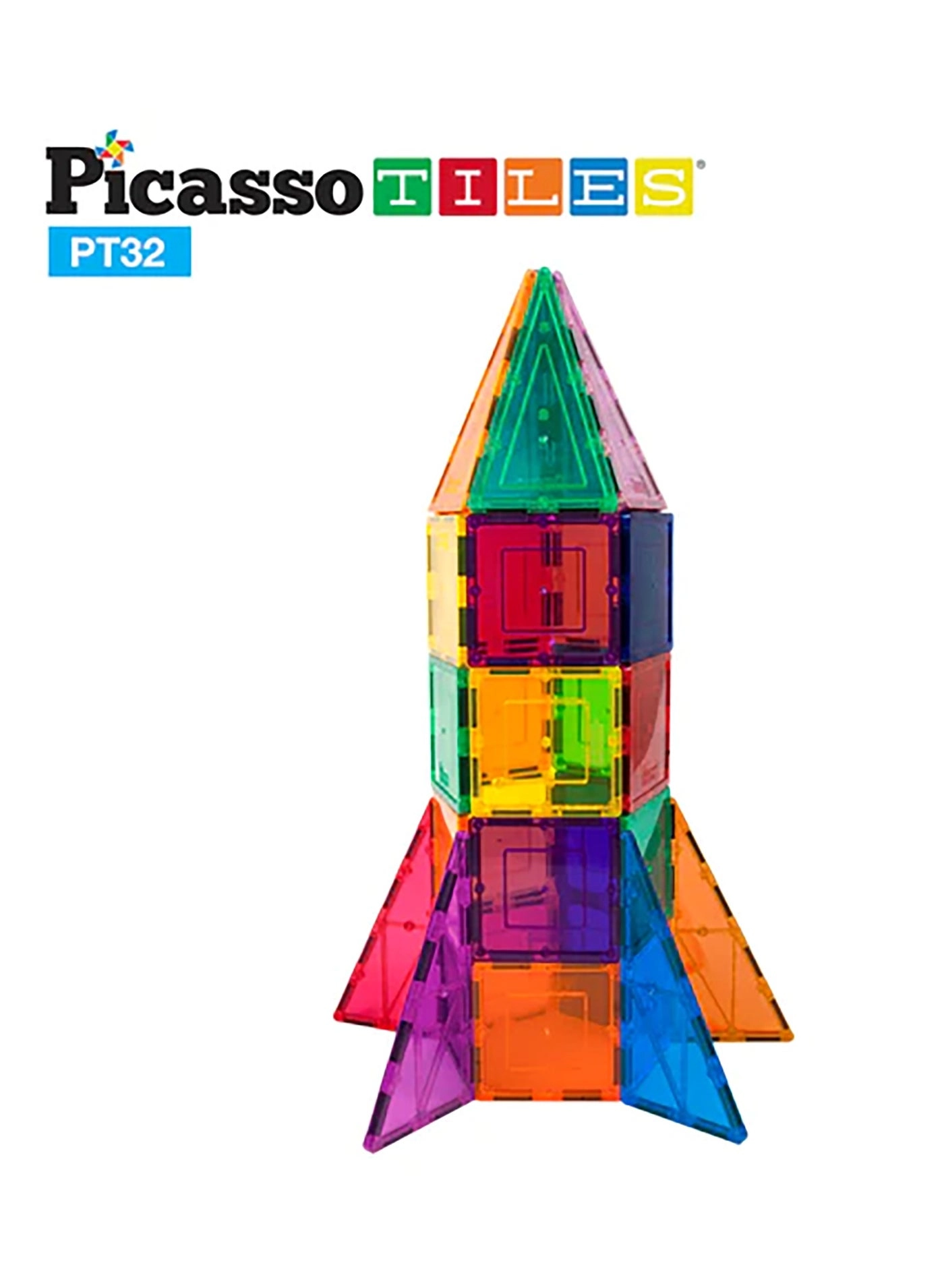 Magnetic Rocket Booster - Space 32 pcs
