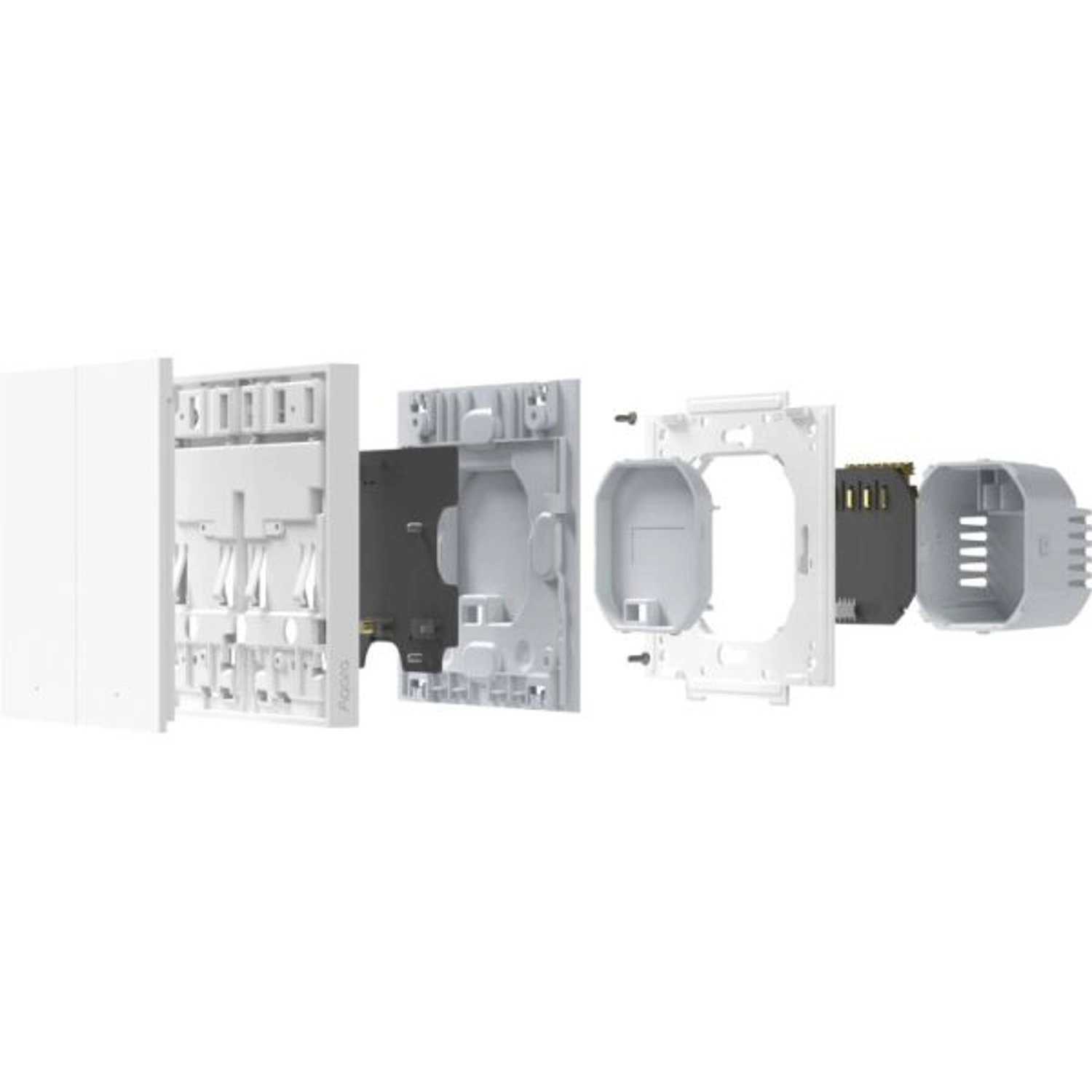 Double Rocker Smart Wall Switch - Zigbee 3.0 Wi-Fi