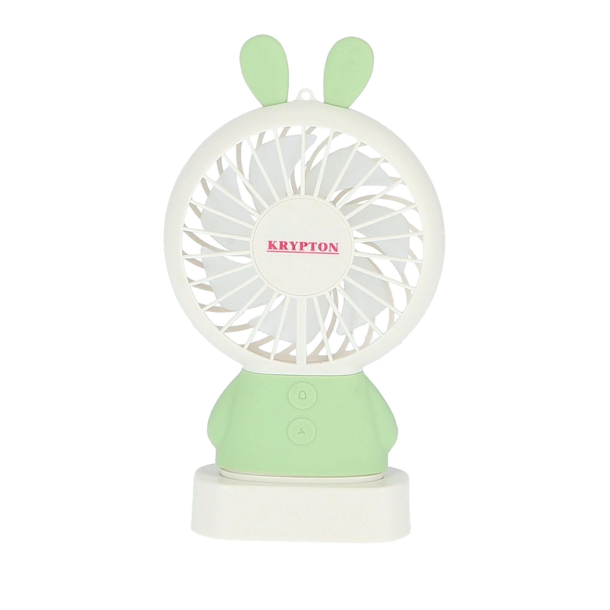 KRYPTON Mini USB Rechargeable Fan - LED Handheld