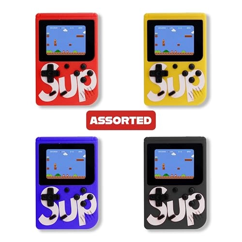 Retro Gaming Console - Built-in Classic Games 90s Style AV Output