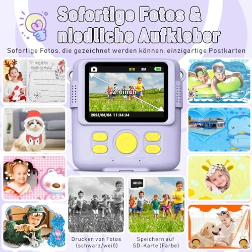 ABS-681 - 1080P 2.4 Inch Screen Instant Print