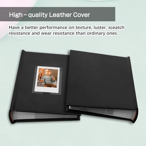 2x3" 180 Pockets PU Leather Photo Album