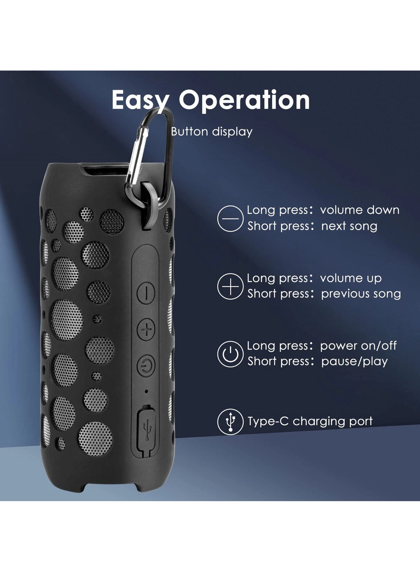 2-in-1 Bluetooth Speaker and Earphones