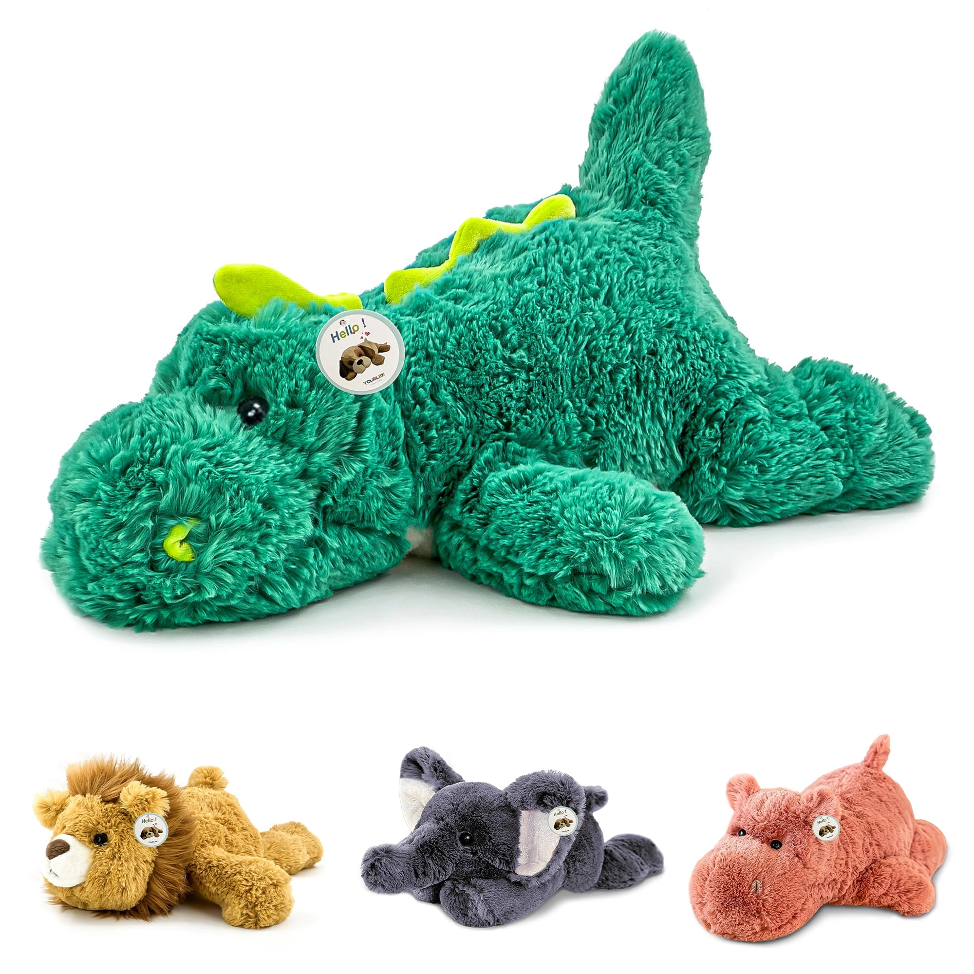 youblek Dinosaur Weighted Stuffed Animals 40.6 cm Weighted - Cotton Plush