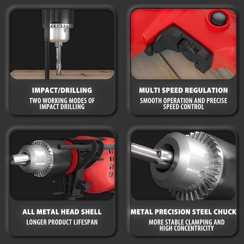 HA-1943 - 650W 13mm keyed chuck