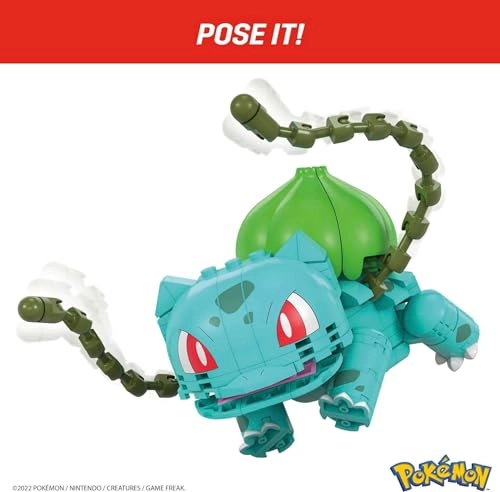 Pokémon Bulbasaur - 175 Pieces Articulated Poseable 4 Inches Tall