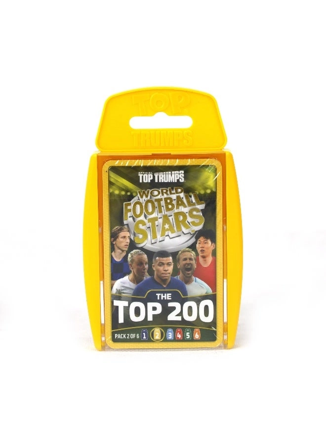 Winning Moves Top Trumps World Football Stars - Top 200 Gold Foiled Cards