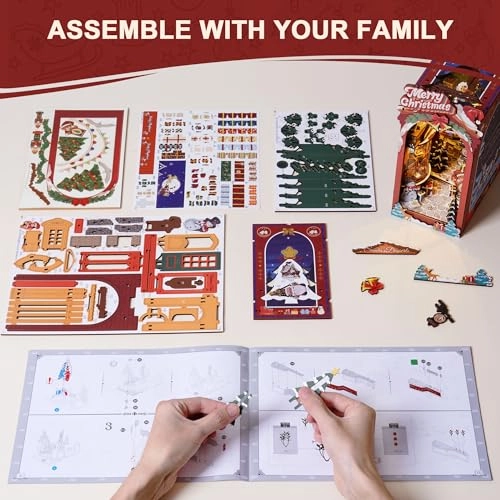 Book Nook - Christmas Indoor Scene