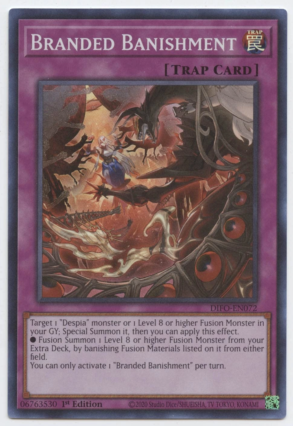 Yu-Gi-Oh! Branded Banishment DIFO-EN072 - 1st Edition
