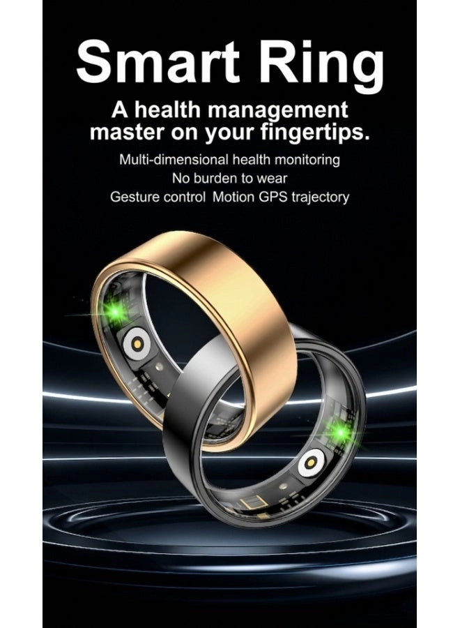 Generic R02 Smart Ring - Deep Grey 20.6mm IP68 3ATM