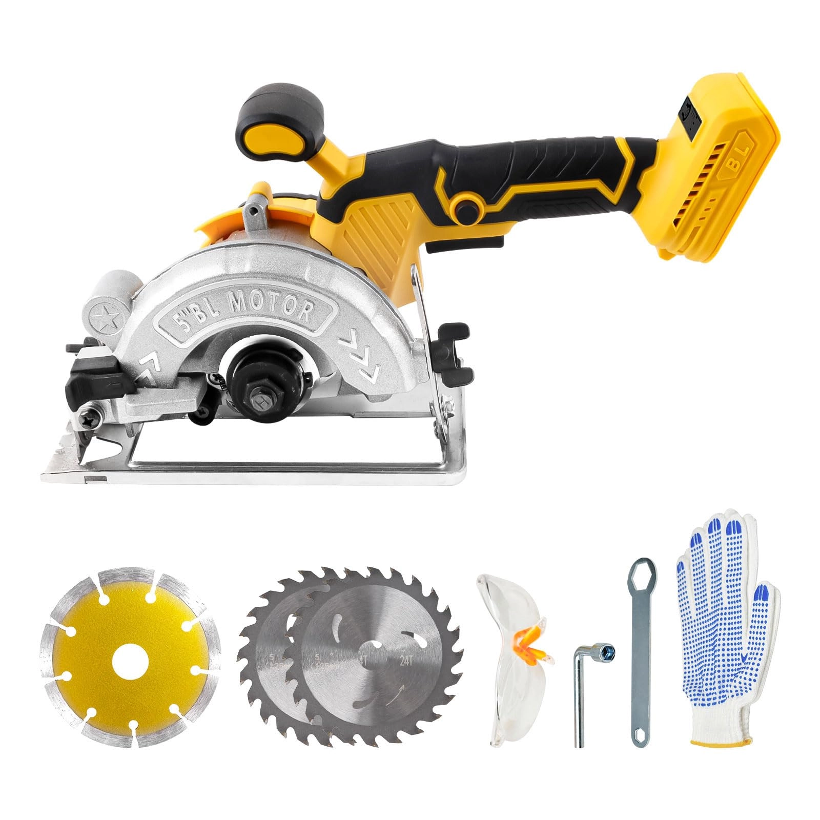 divinge Mini Brushless Circular Saw Cordless 125mm