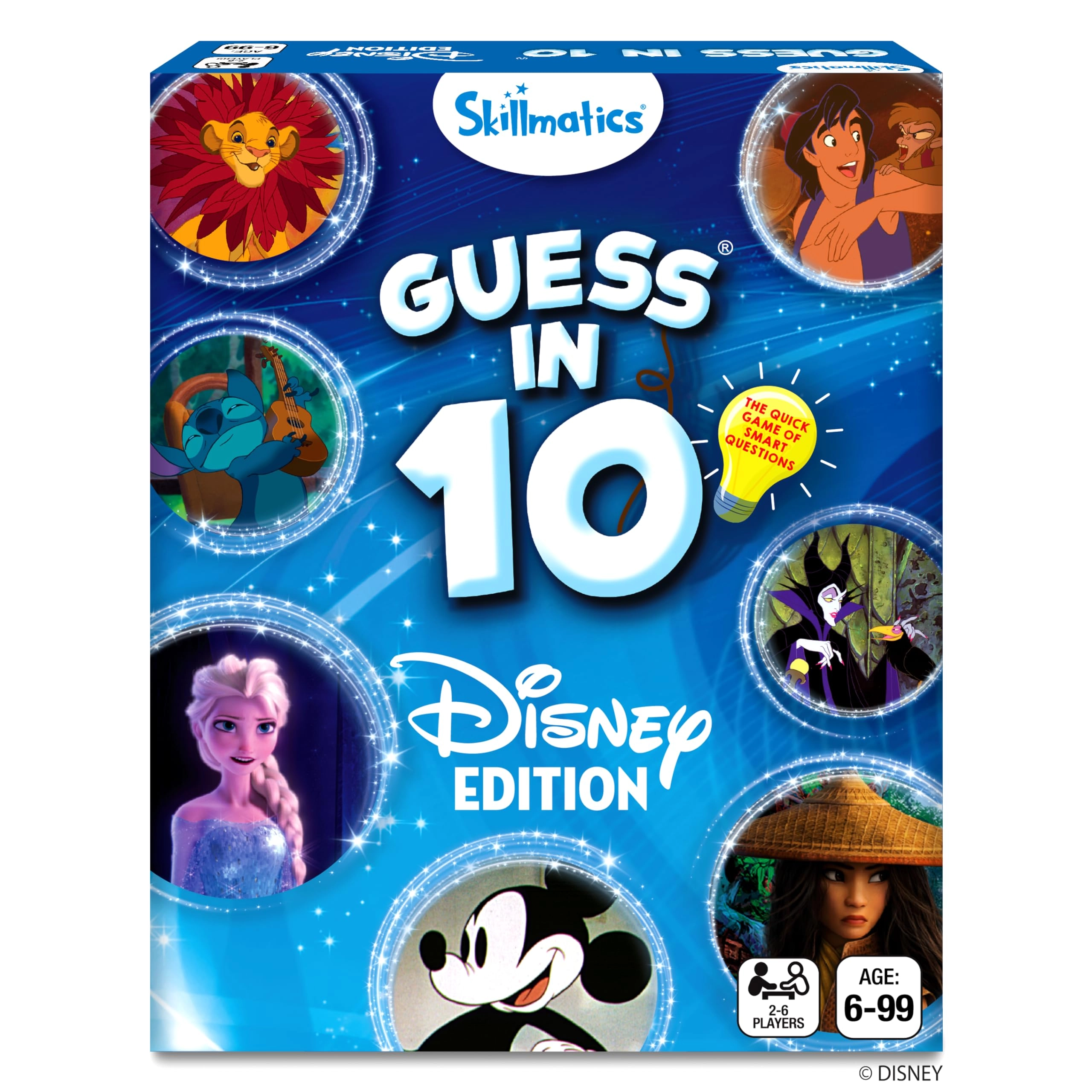 Skillmatics Guess in 10 Disney - Card Game