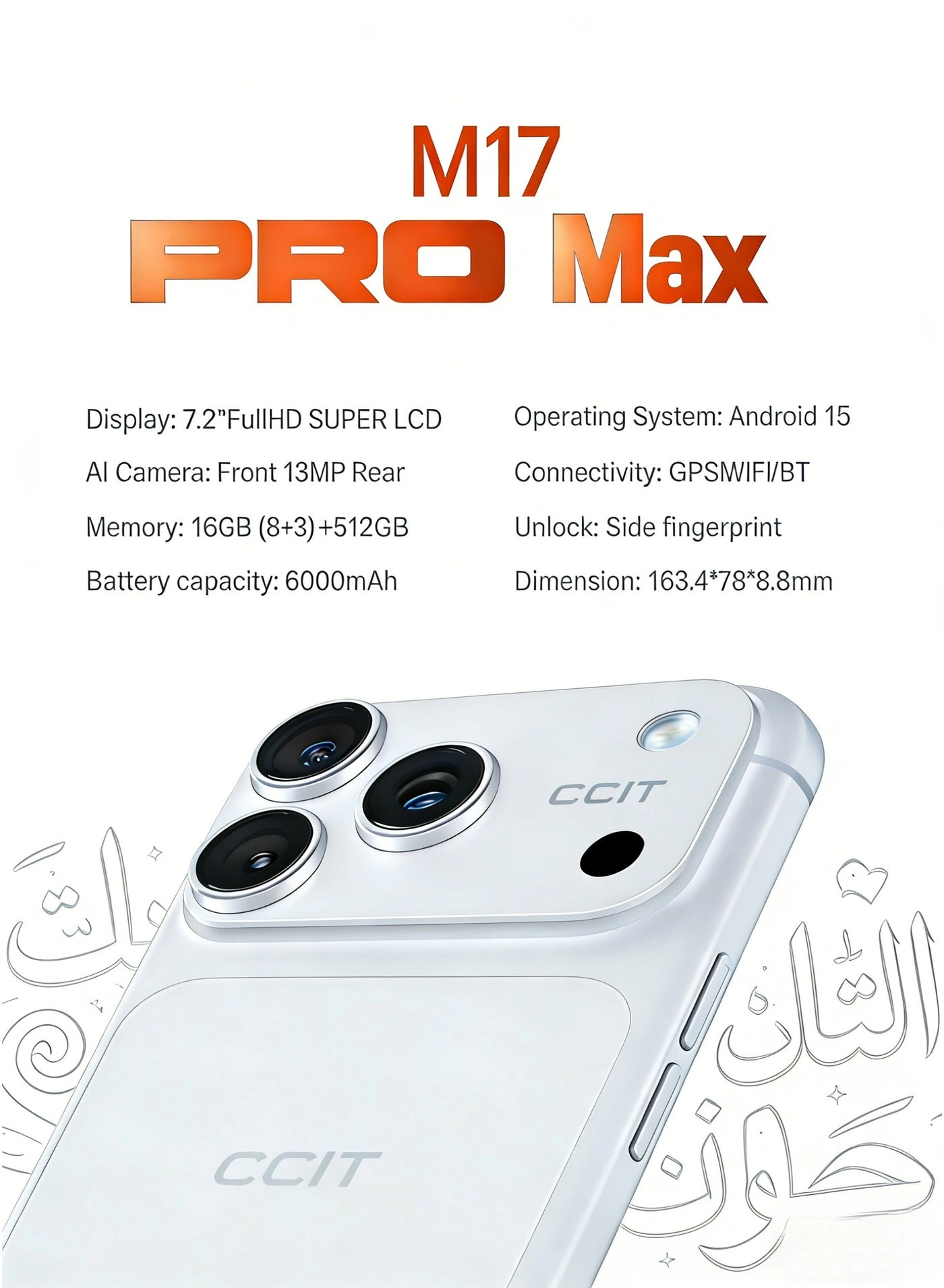 M17 Pro Max - 16GB 512GB