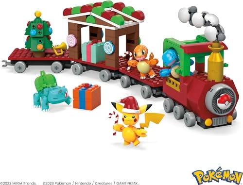 Pokemon Holiday Train - Pikachu Bulbasicar Charmander Squirt