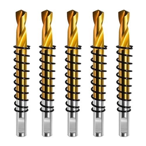 Pilot Drill bit - Titanium-Plated M2 Steel 5pcs