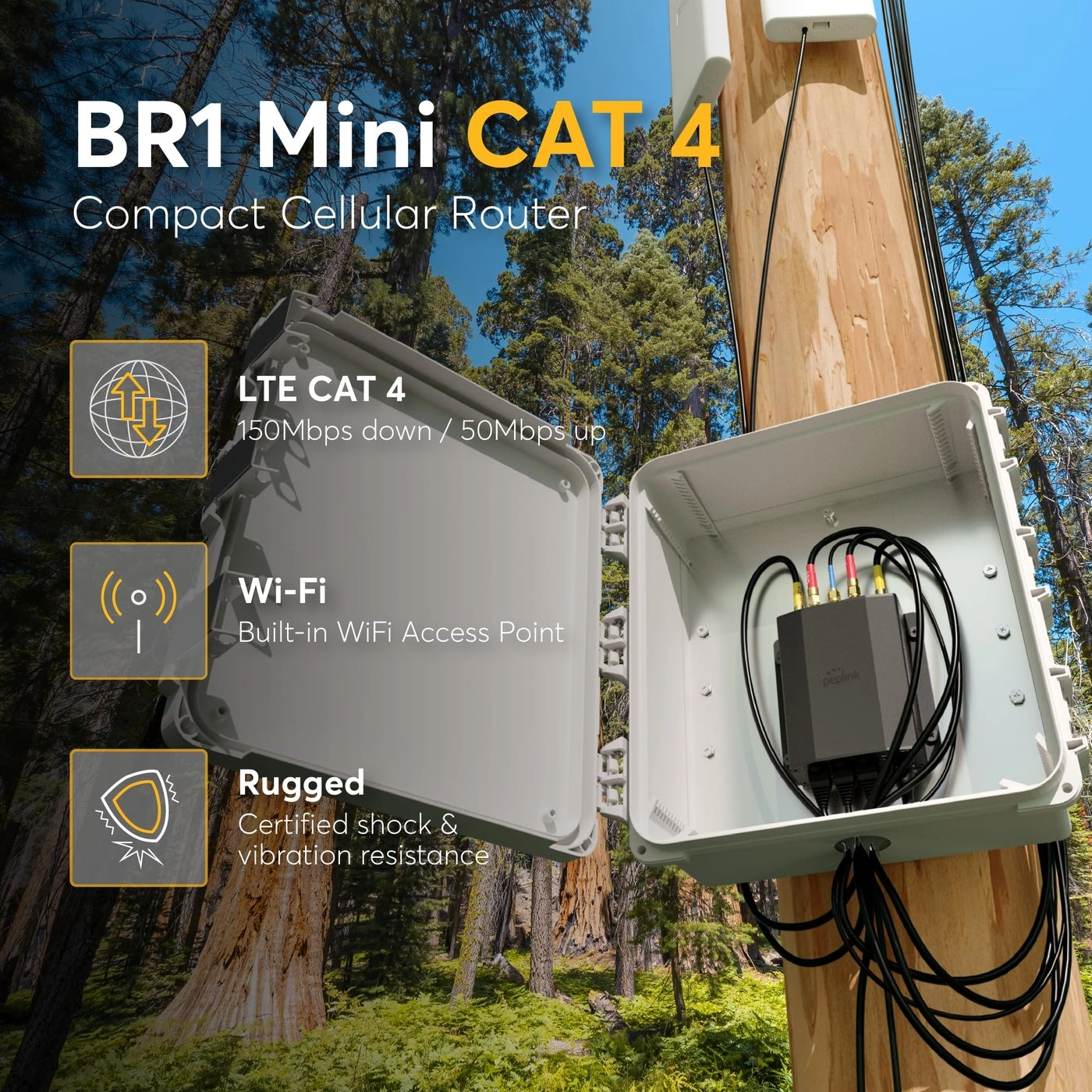 MAX BR1 Mini - LTE (CAT 4) Wi-Fi 5 300Mbps