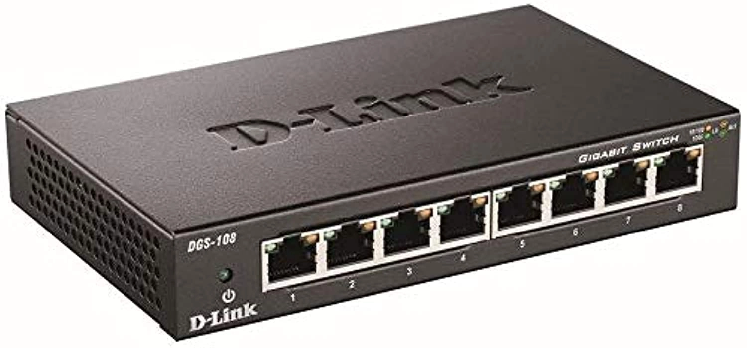 DGS-108 8-Ports