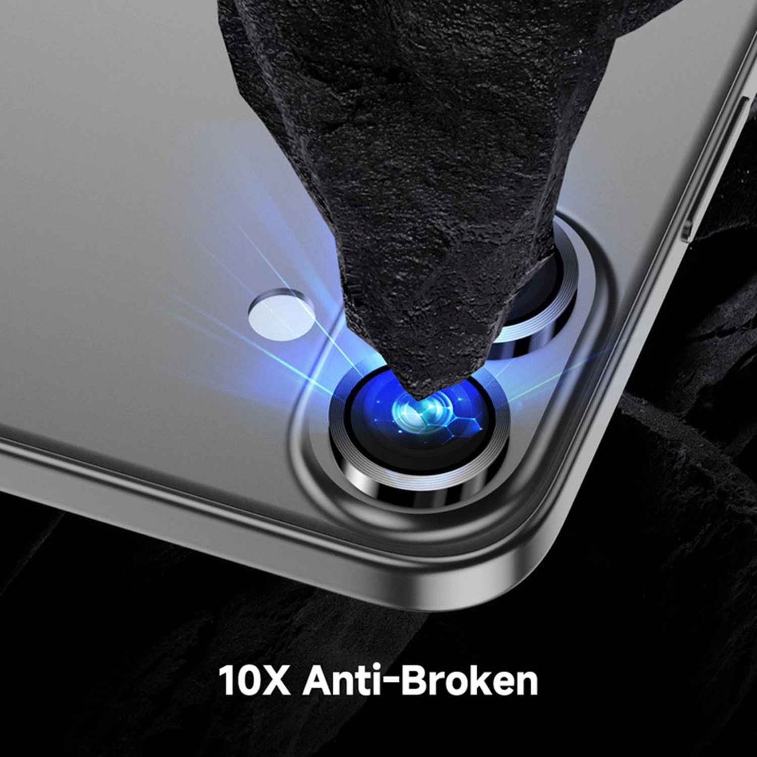 Clear Anti-Fingerprint Camera Lens Protector for iPhone 16