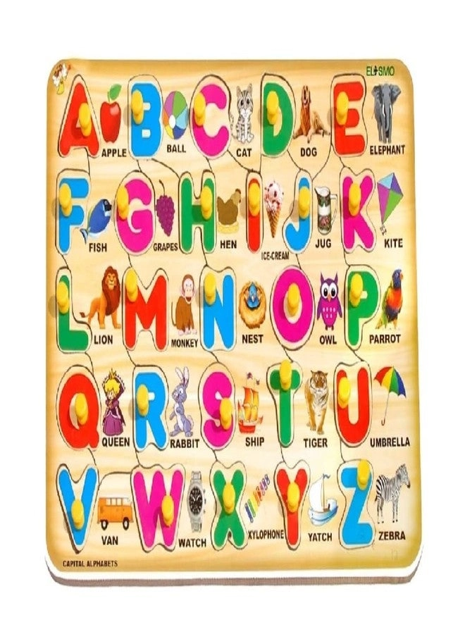 Wooden Alphabet Learning Board