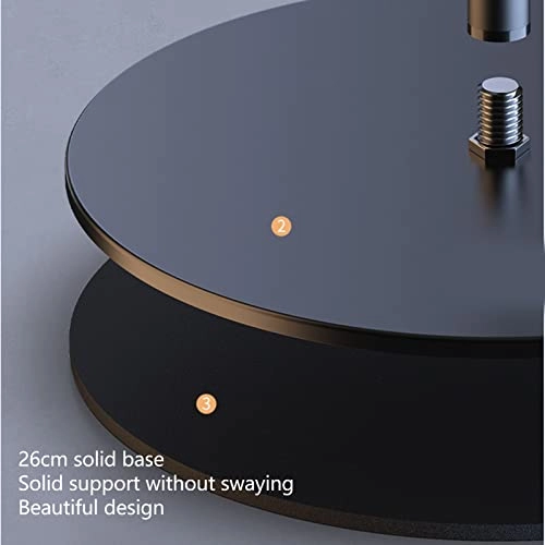 Microphone Stand - Weighted Round Base Height Adjustable Detachable