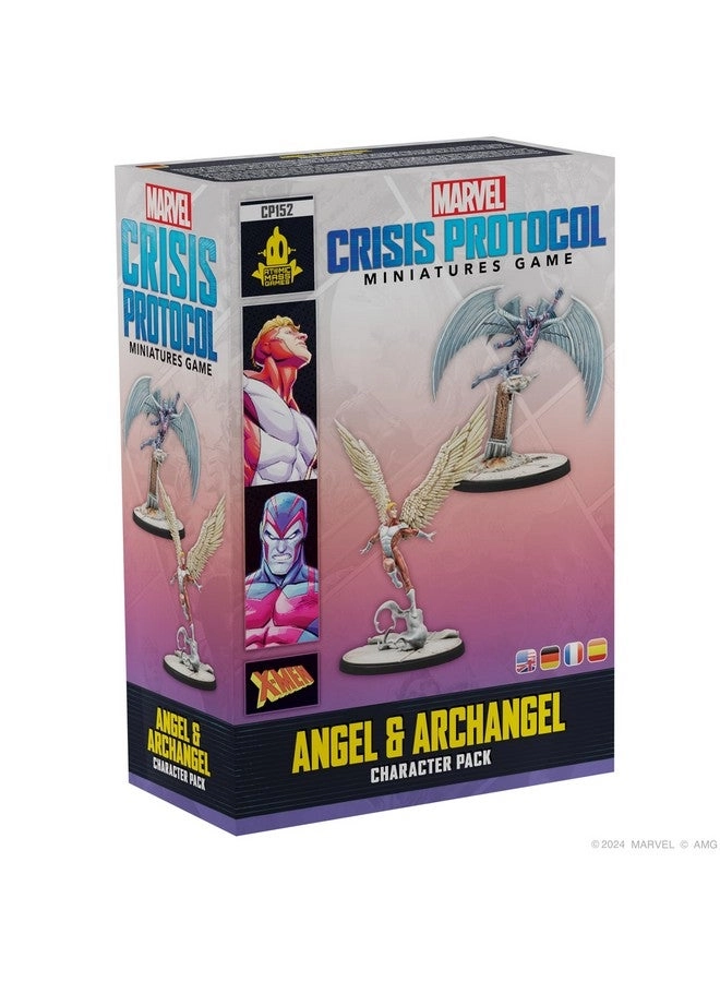 Atomic Mass Games Marvel: Crisis Protocol Angel & Archangel Character Pack - X-Men Expansion Set - Tabletop Superhero Game