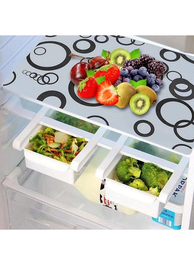 Fridge Top Cover + Handle Cover + Fridge Mat