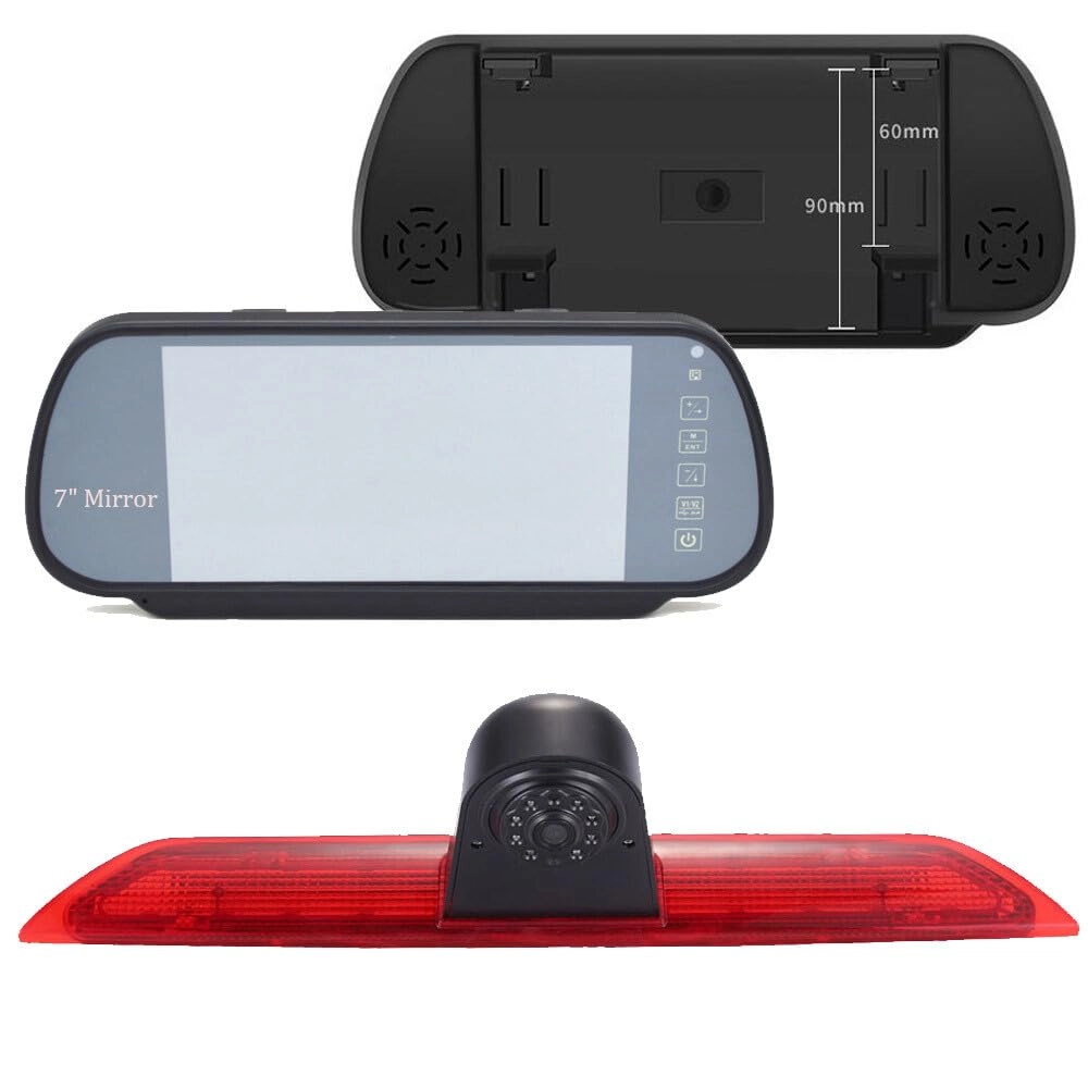 Third Roof Top Mount Brake Lamp Return Camera - Night vision RCA 1280 x 720