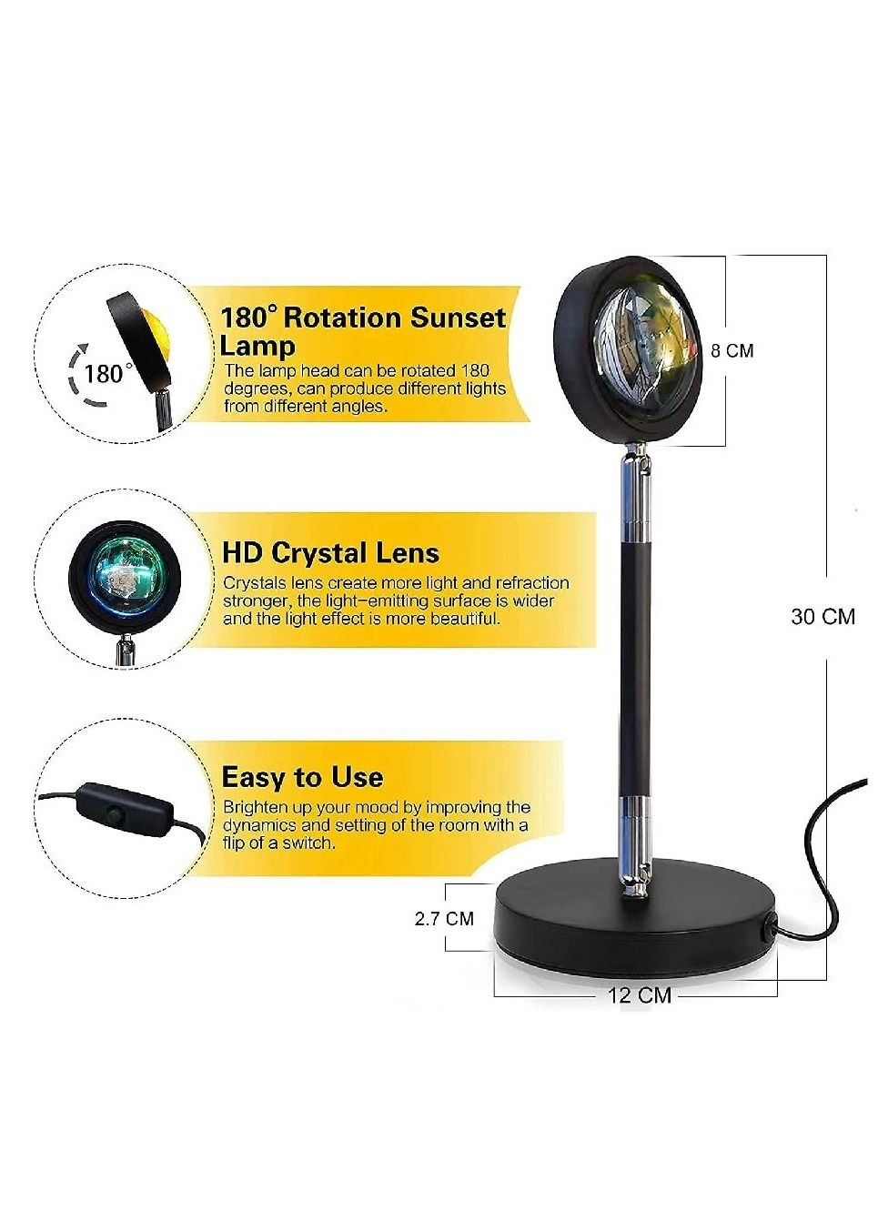 Sunset Projector Lamp - LED