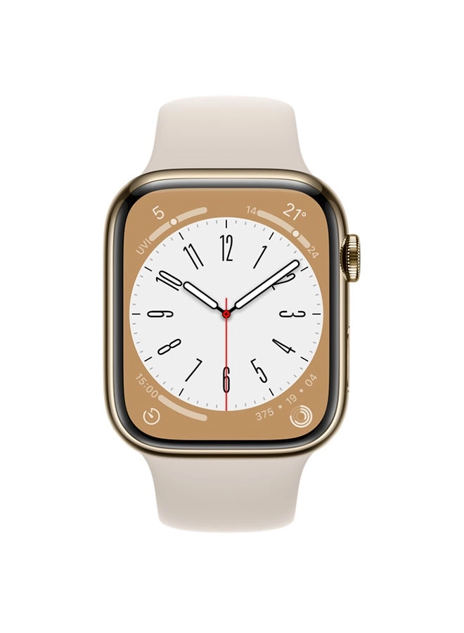 Watch Series 8 41mm Stainless Steel Cellular GPS