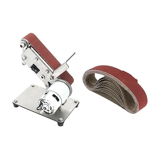 Mini Belt Sander - 7 Variable Speed 10 Sanding Belts
