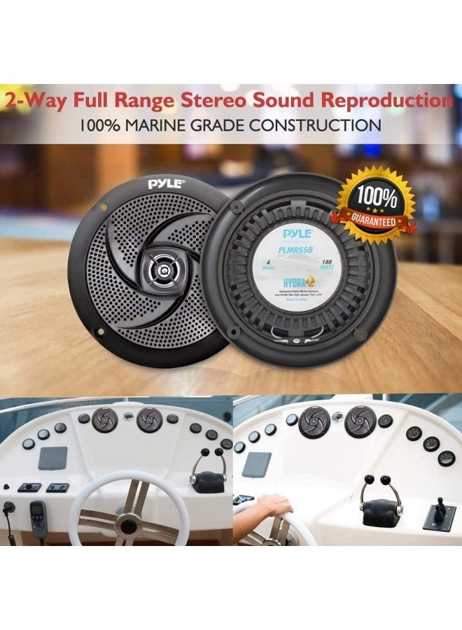 Marine Speakers - 5.25 Inch 180 Watt