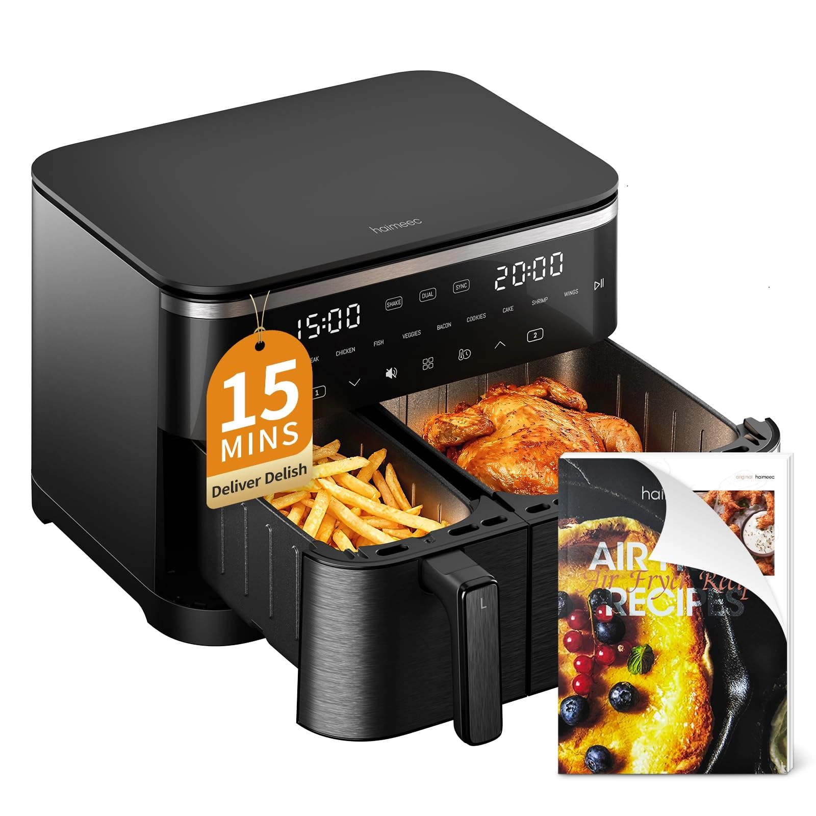 HAIMEEC Airfryer Digital Hot Air Fryer