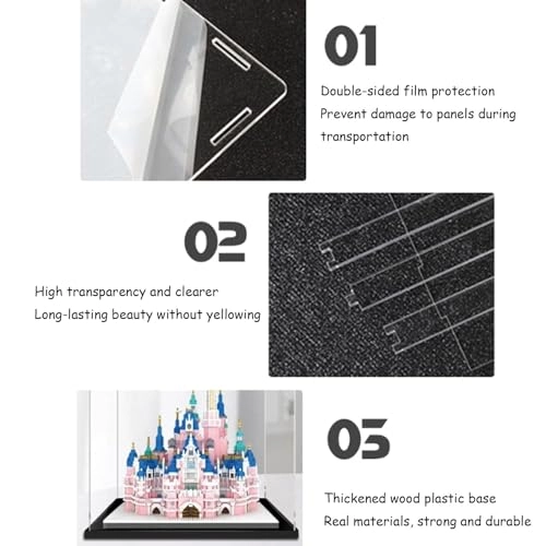 Lego 21319 Friends Central Park Cafe Acrylic Display Case - 35x25x15cm Transparent Dustproof