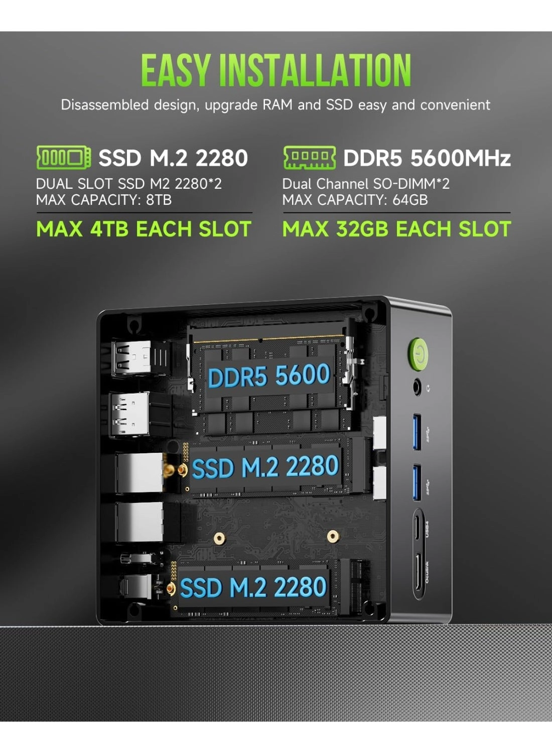 K11 - 32GB 1TB AMD Ryzen 9 8945HS