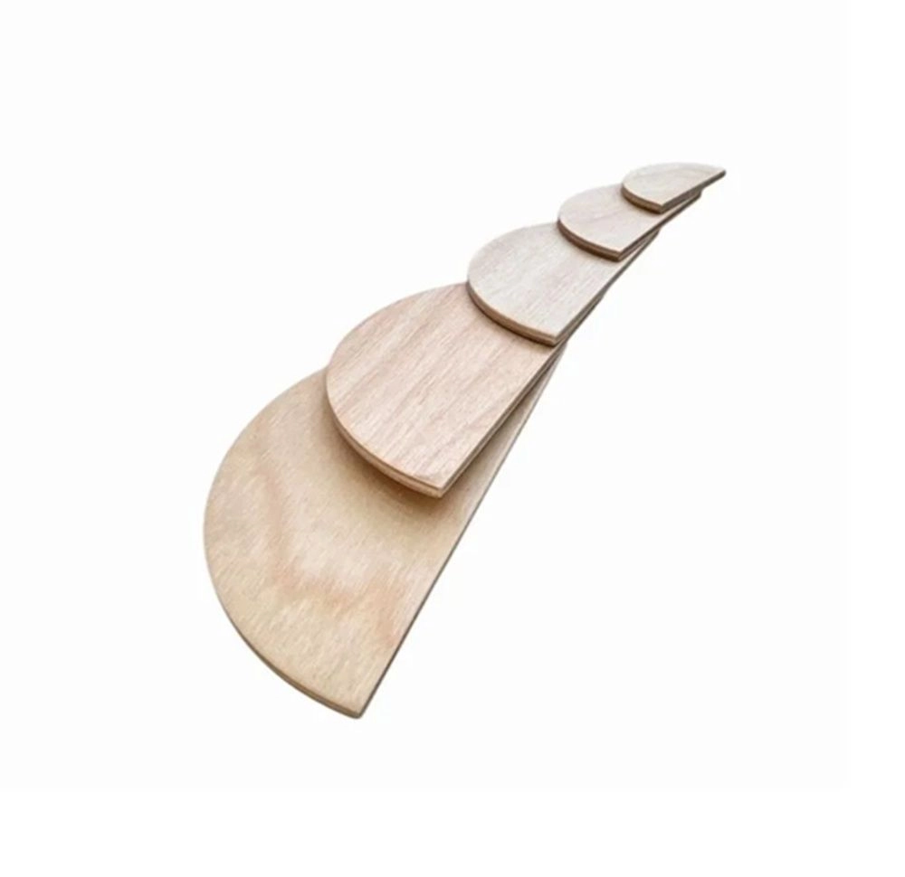 Wooden Grading Semicircles - Suitable for 2 years and above 5 pieces