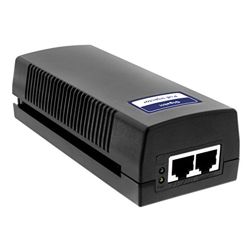 Gigabit Power Over Ethernet PoE Injector - 90W 802.3 af/at/bt 10/100/1000Mbps 1 PoE port