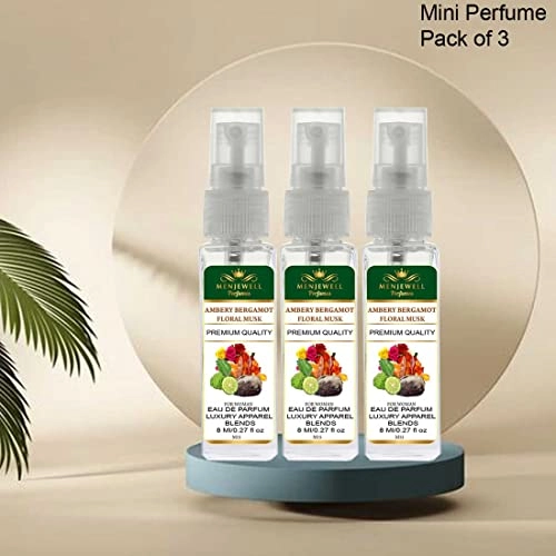 Ambery Basil Floral Musk Eau de Parfum - 8ml Pack