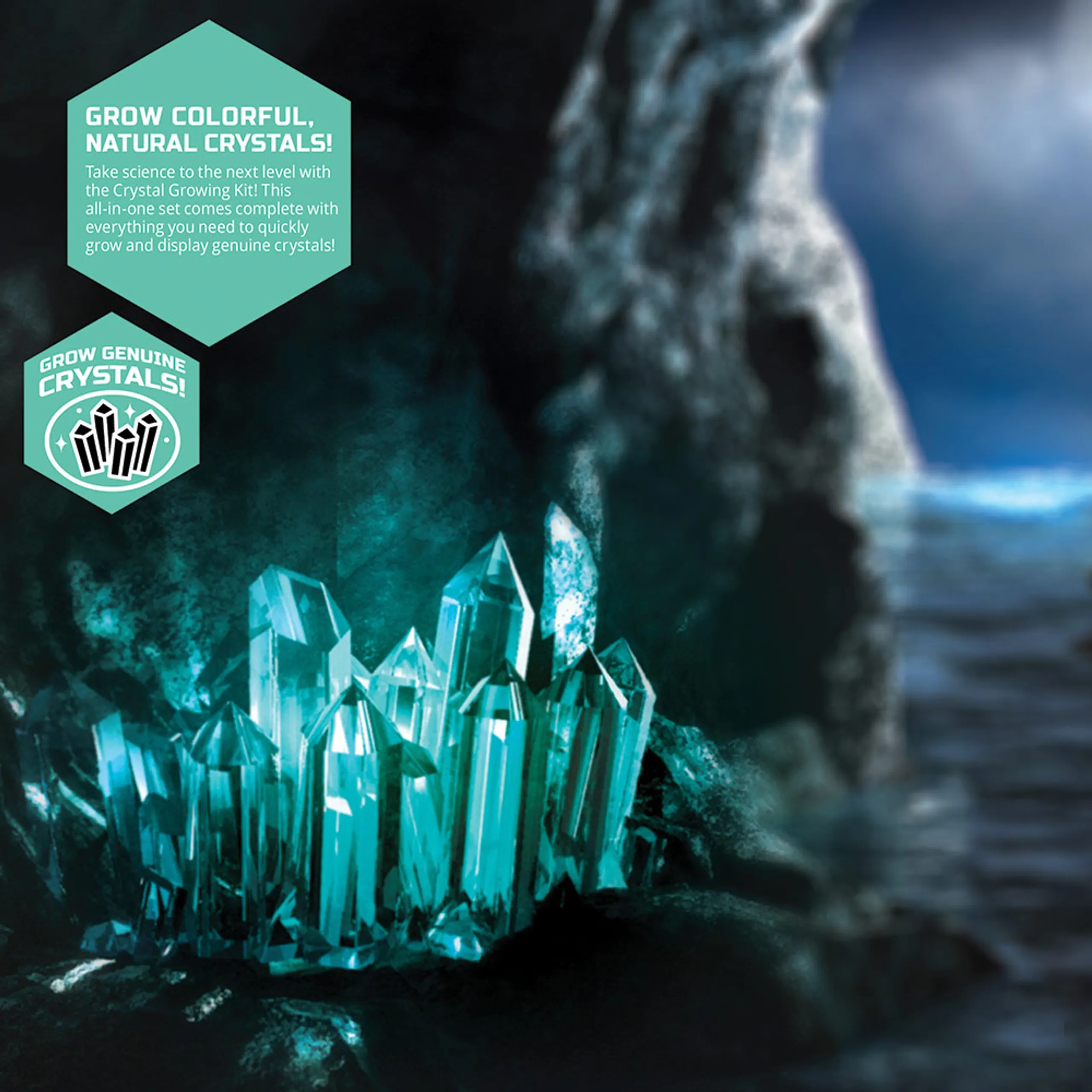 Mindblown Lab Crystal Growing Kit Geology - 8 years+ 12 pieces