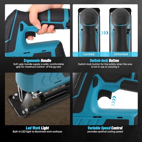 Cordless Jigsaw - 360W 1300mAh