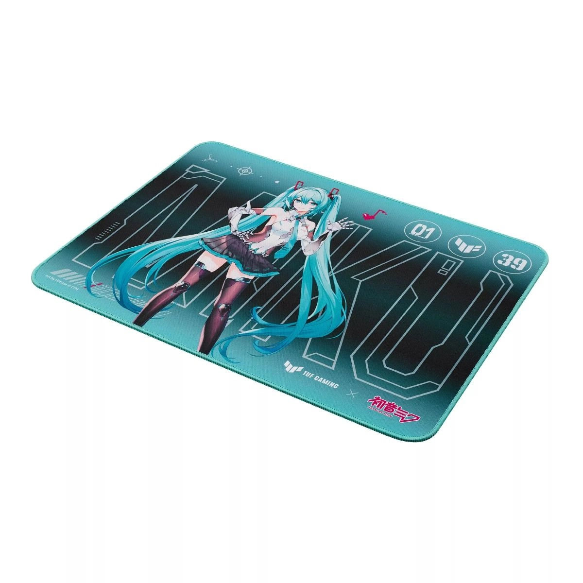 TUF Gaming x Hatsune Miku Headset - USB Type-A + TUF Gaming x Hatsune Miku Mouse - Tri-mode + Mouse Pad - 260 x 360 mm + Keyboard - 97-key