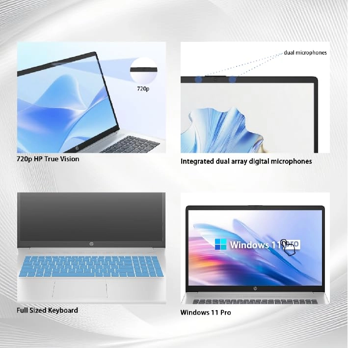 HP Laptop 17 - 17.3'' Ryzen 5-7430U 32GB DDR4 1TB SSD