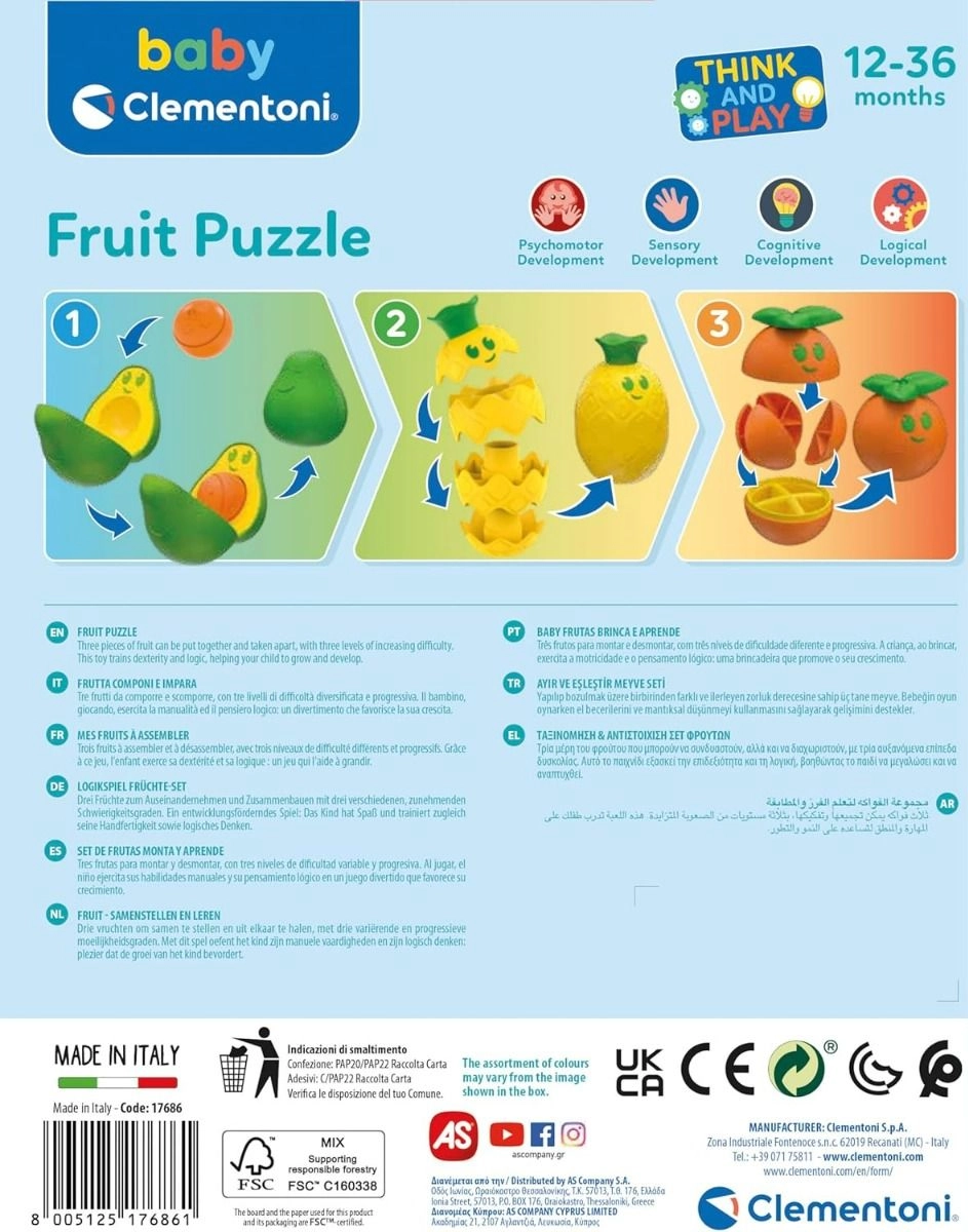 Baby Fruit Puzzle - 12+ months