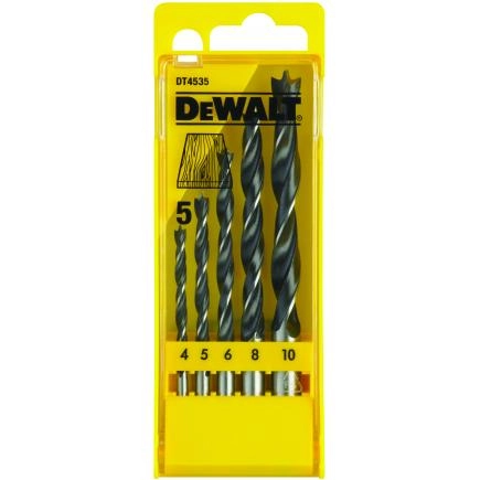 DeWALT Drill Bit Set - Titanium Nitride Coated 5pc