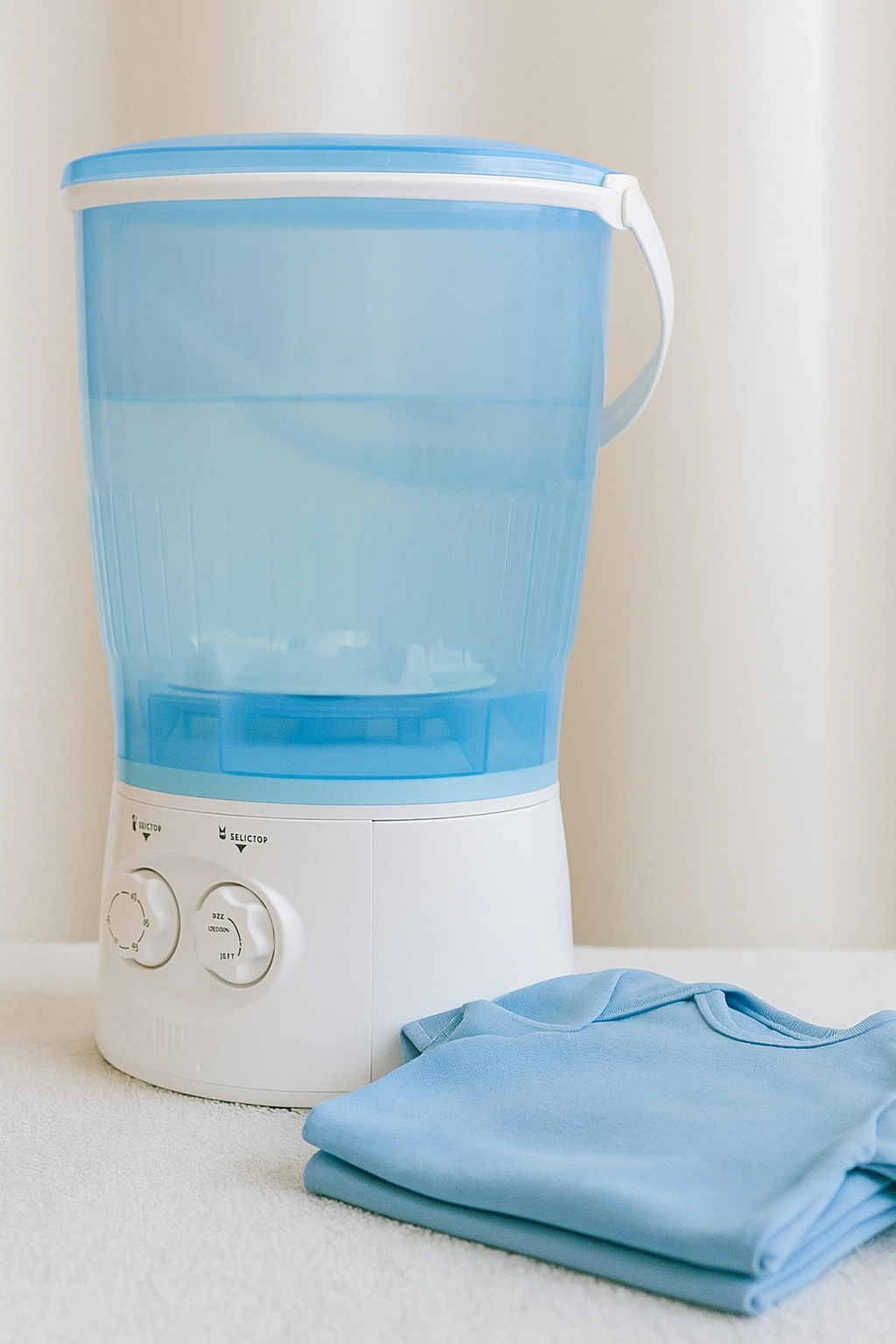 Vantix Mini Washing Machine - 2KG Baby Washer