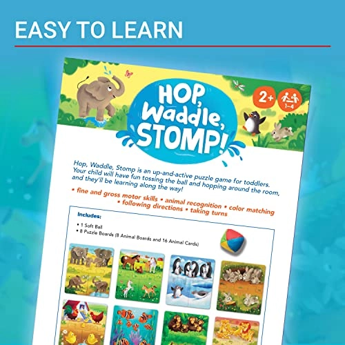 Hop, Waddle, Stomp! - 2 and up 8 pieces