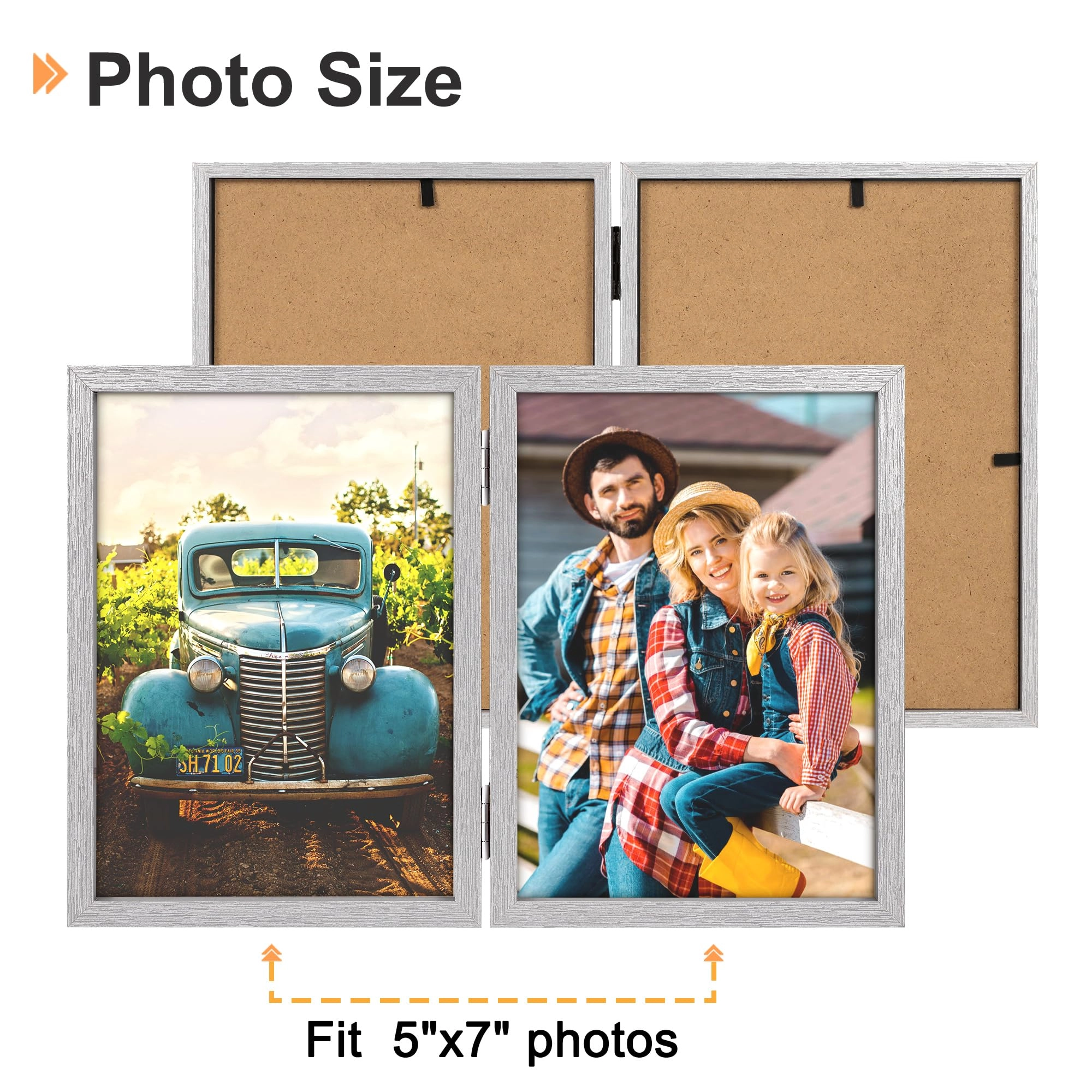 Double Picture Frame - 5x7 two