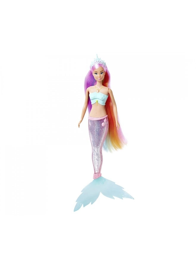 Steffi Love Magic Rainbow Mermaid Doll - 39 cm Ages 3+