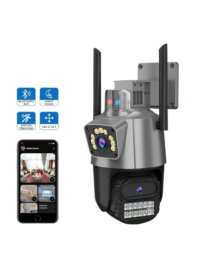Indoor Outdoor Wi-Fi Security Camera 8MP